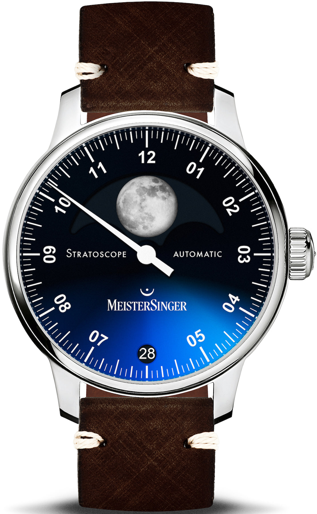 MeisterSinger Stratoscope Moon Phase Watch ST982 Image 2