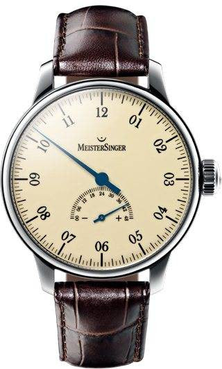 MeisterSinger Unomatik UM203 Croco Print Brown Image 1