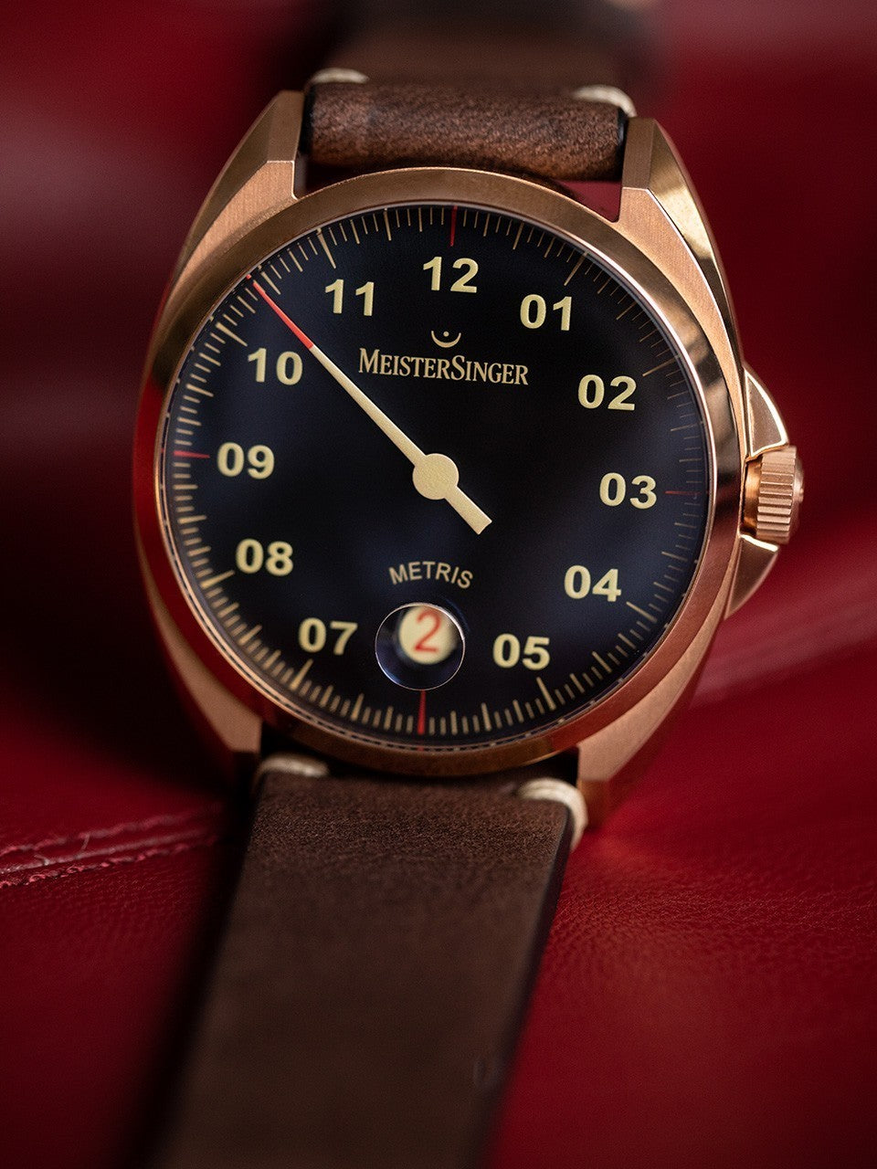 Meistersinger Watch Metris Bronze Line ME917BR Image 4