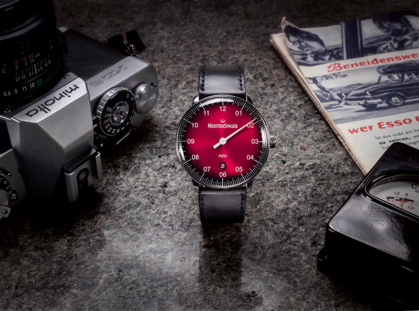 MeisterSinger Watch Neo Bordeaux Degrade NE411D Image 4
