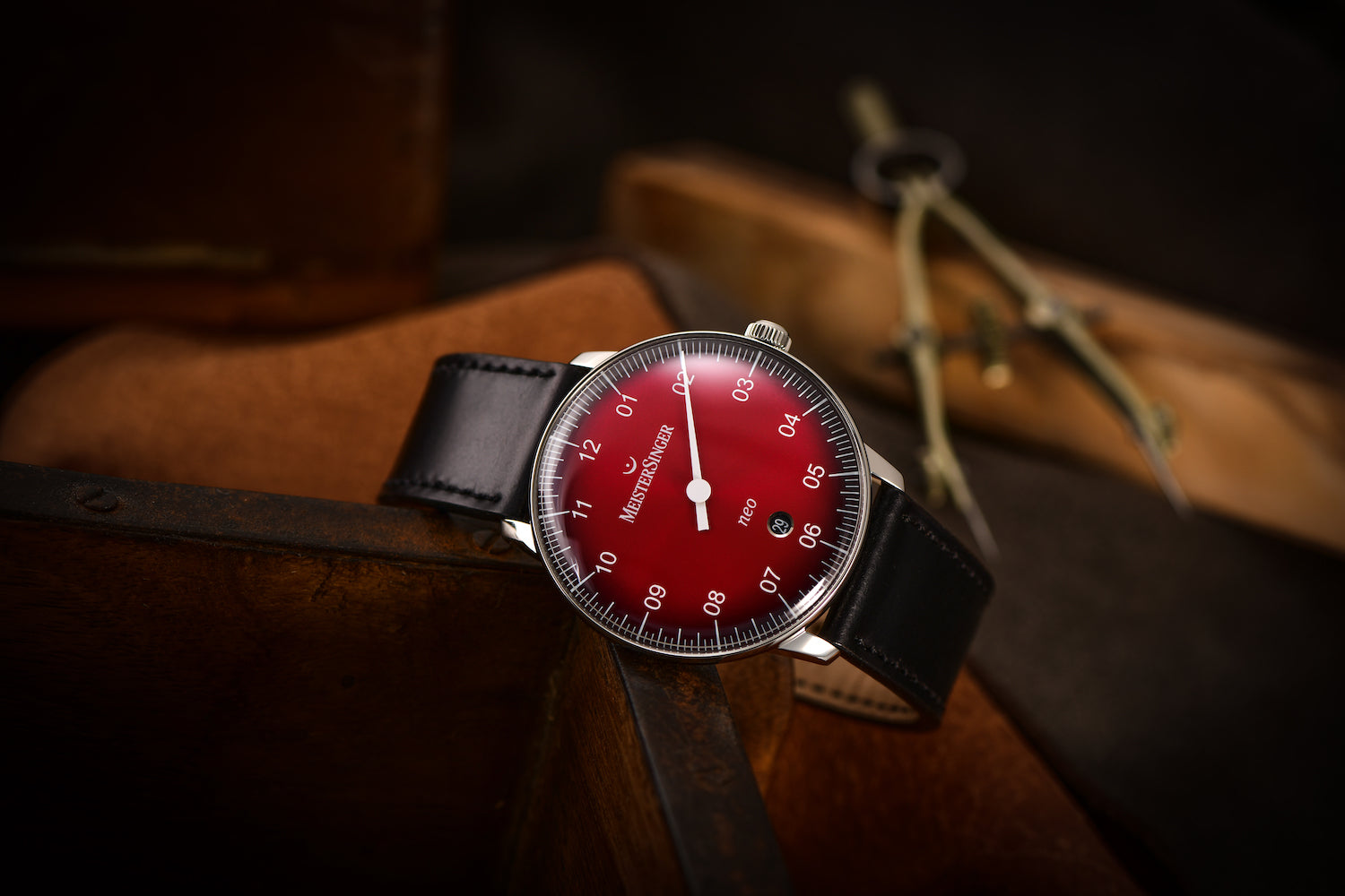 MeisterSinger Watch Neo Bordeaux Degrade NE411D Image 5