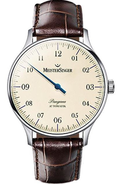 MeisterSinger Watch Pangaea D PM903 Croco Print Brown Image 1