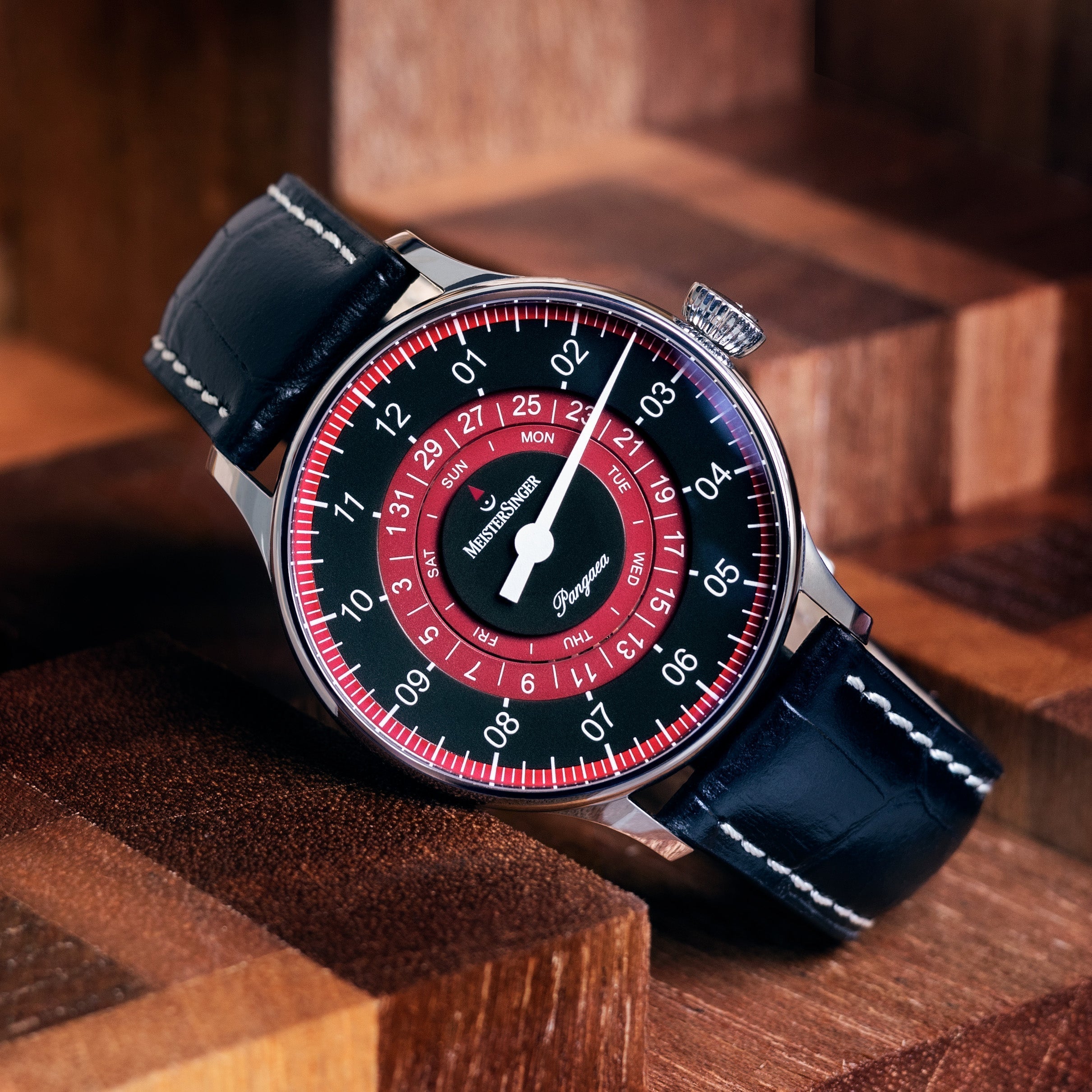 MeisterSinger Watch Pangaea Day Date PDD902R Image 2