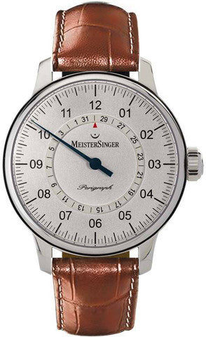 MeisterSinger Watch Perigraph D BM1001 Croco Print Cognac Image 1