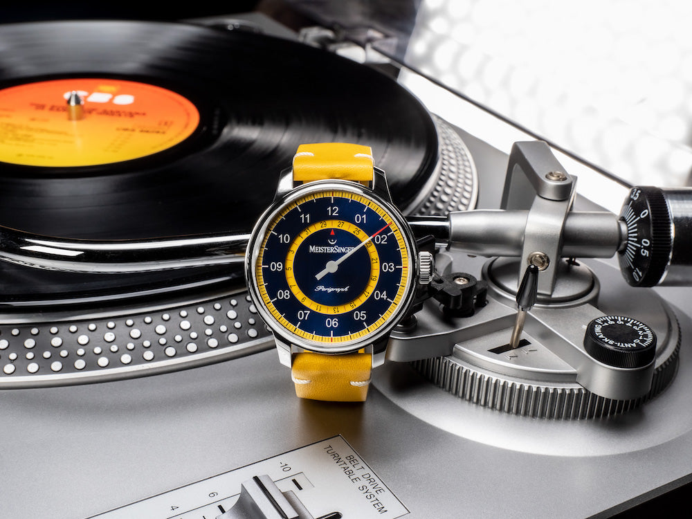 MeisterSinger Watch Perigraph Mellow Yellow Limited Edition S-AM1025 Image 3