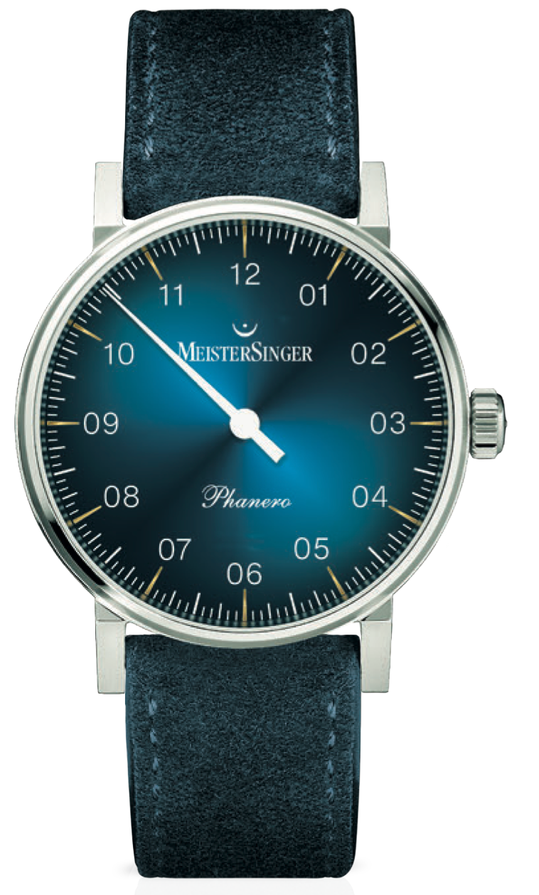 MeisterSinger Watch Phanero Blue Fume PH308D Image 1