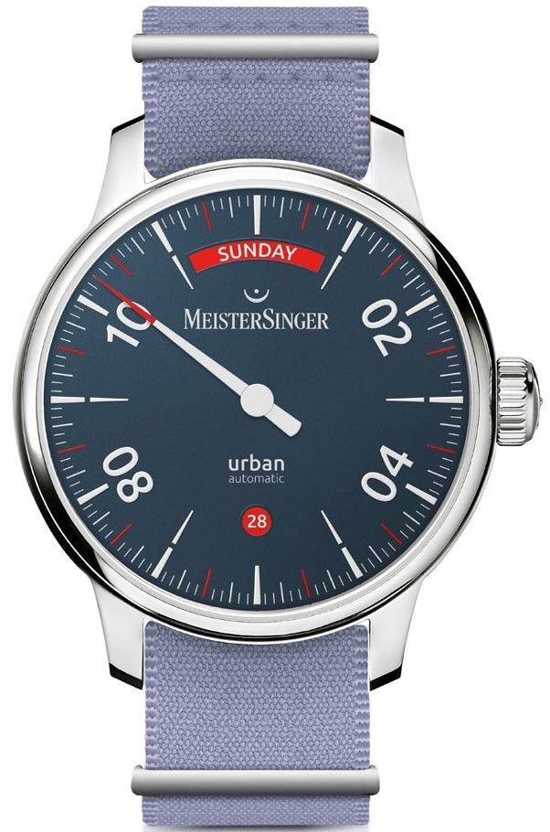 MeisterSinger Watch Urban Day Date Blue URDD908 Image 1