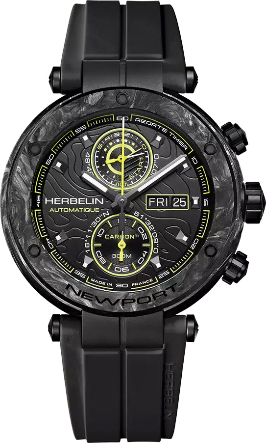 Herbelin Watch Newport Carbon Titanium 288CTN14CA