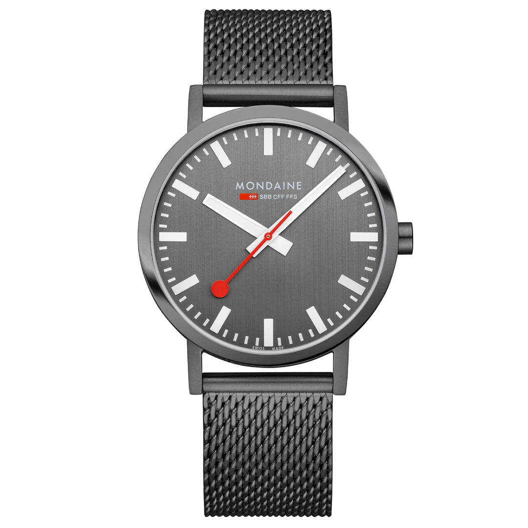Mondaine Anthracite Classic Watch A660.30360.81SBM Image 1