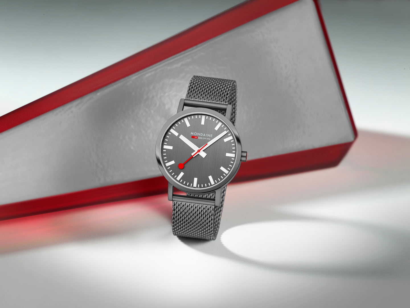 Mondaine Anthracite Classic Watch A660.30360.81SBM Image 7