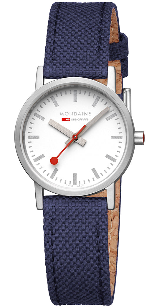 Mondaine Classic Deep Ocean Blue Textile A658.30323.17SBD1 Image 1