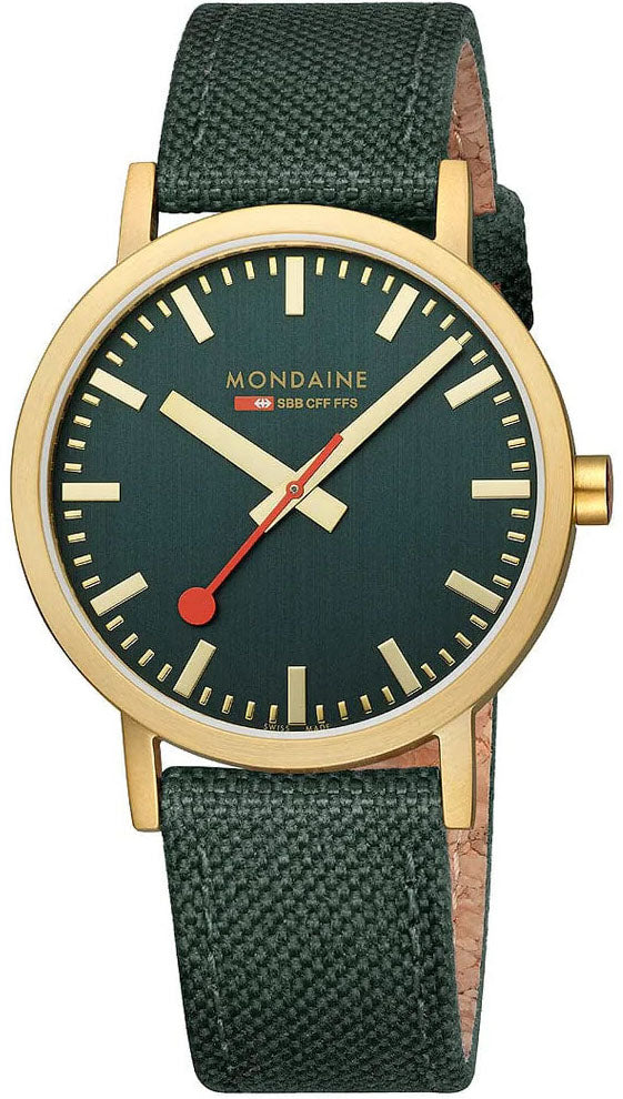 Mondaine Classic Forest Green Watch A660.30360.60SBS Image 1
