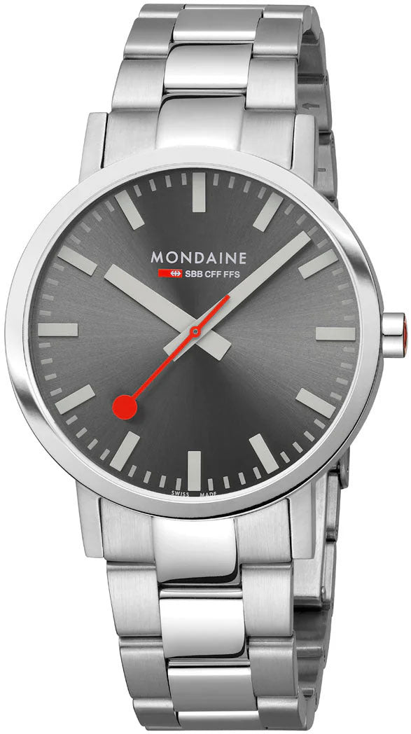 Mondaine Classic Grey Mens Watch MDN-488 Image 1