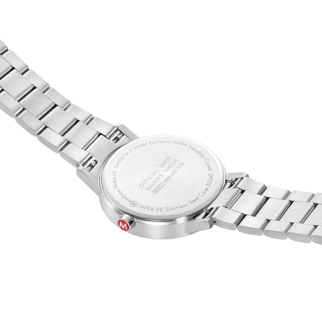 Mondaine Classic Grey Mens Watch MDN-488 Image 4