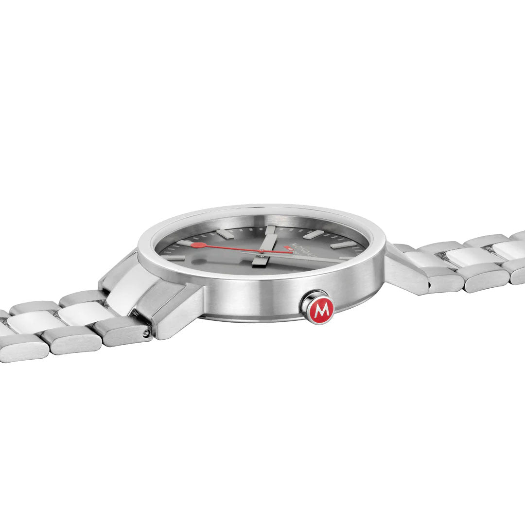 Mondaine Classic Grey Mens Watch MDN-488 Image 5