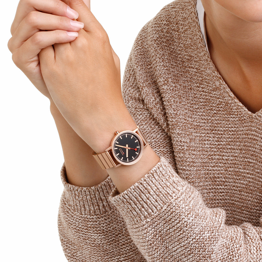Mondaine Classic Rose Gold Watch A660.30314.16SBR Image 7