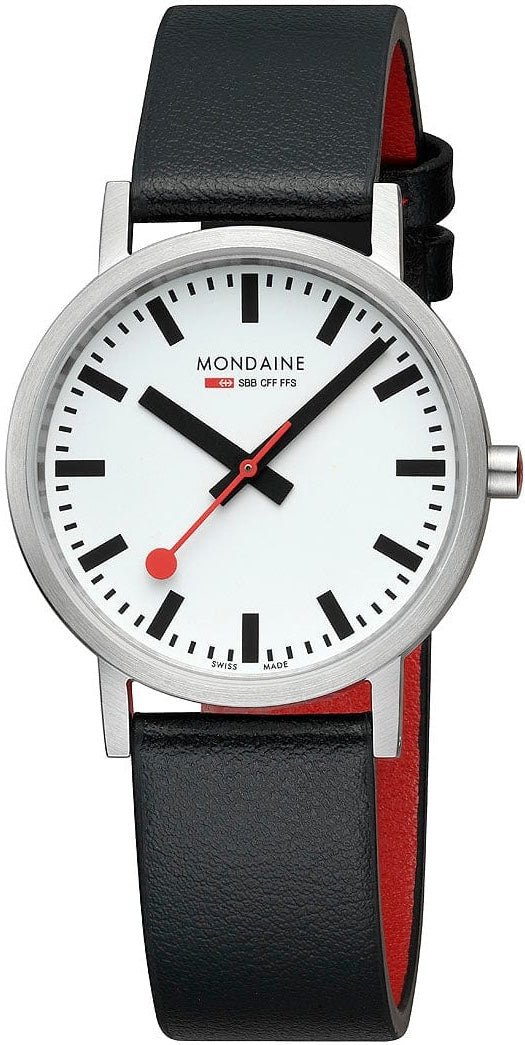 Mondaine Classic Vegan Grape Leather Watch A660.30314.16SBBV Image 1