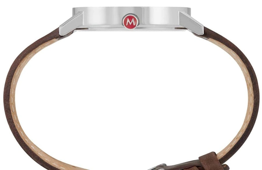 Mondaine Classic Vegan Grape Leather Watch MDN-395 Image 2