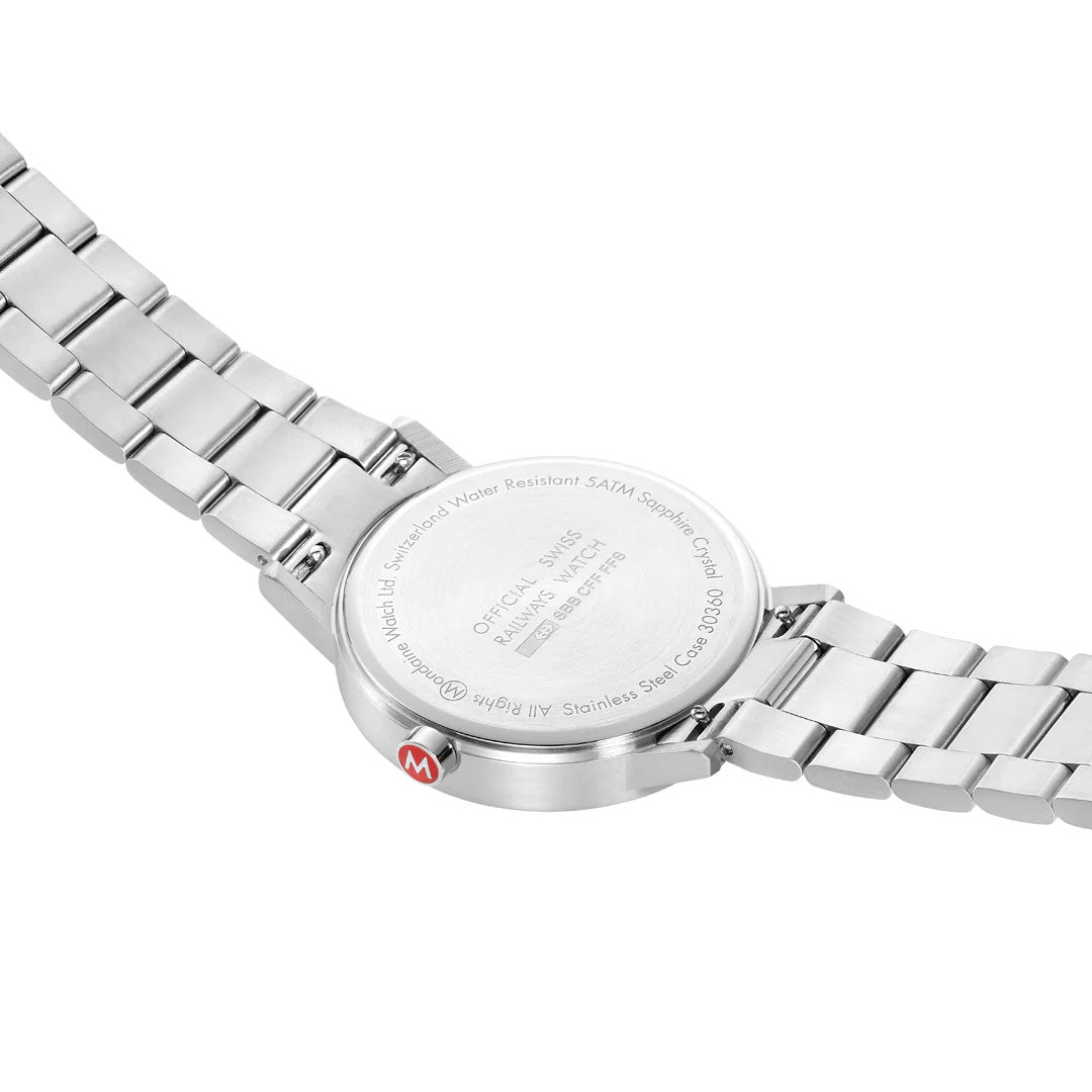 Mondaine Classic White Mens Watch MDN-487 Image 2