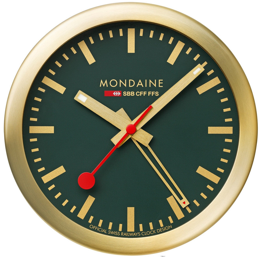 Mondaine Clock Alarm Forest Green A997.MCAL.66SBG Image 1