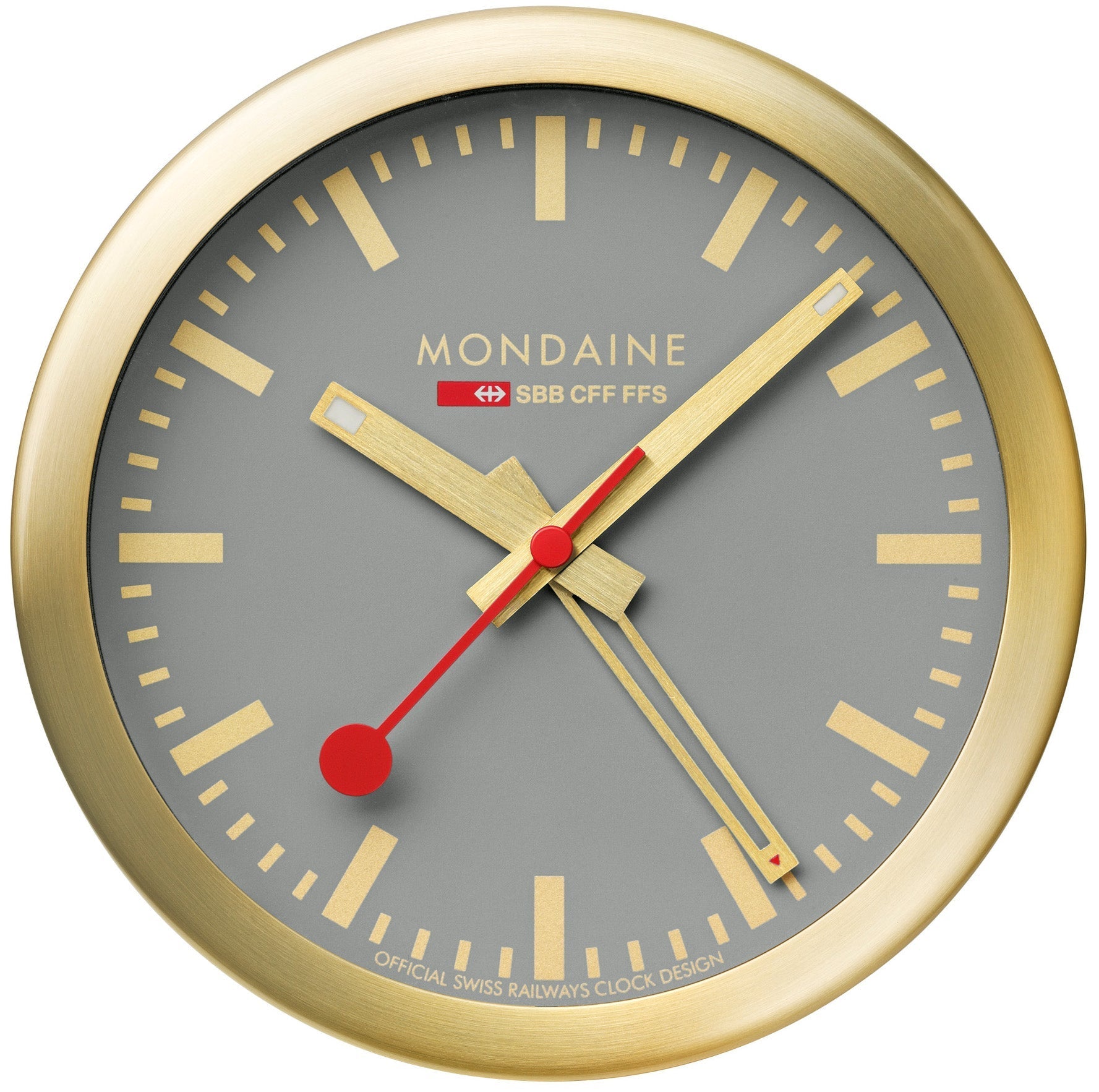 Mondaine Clock Alarm Good Gray Watch A997.MCAL.86SBG Image 1