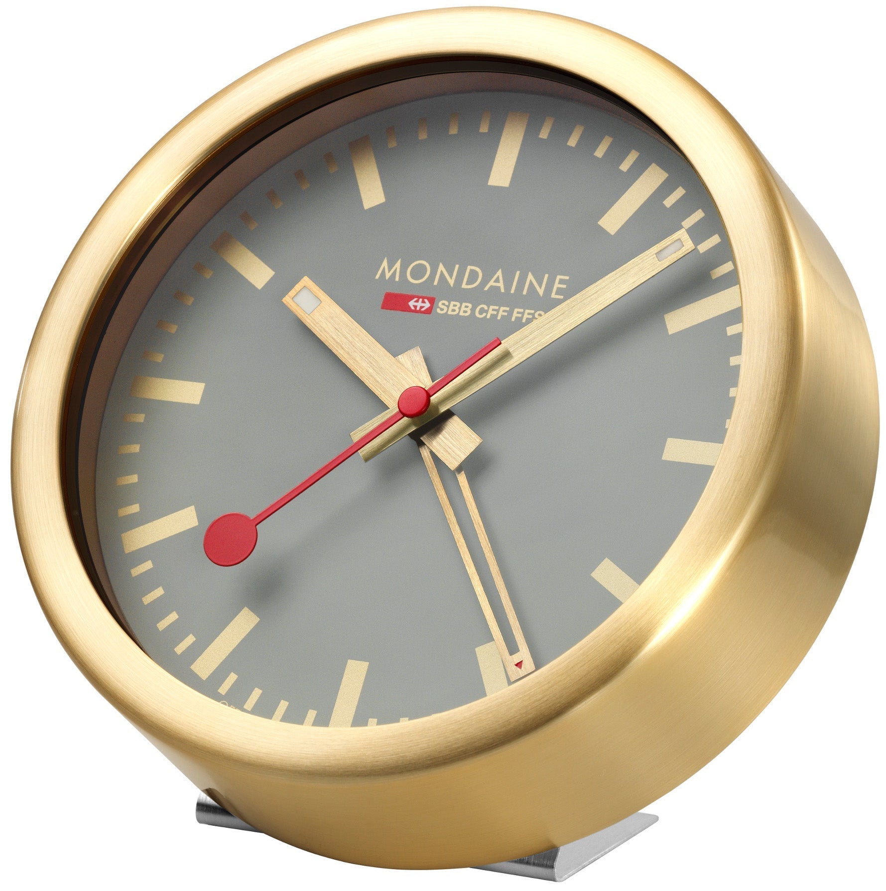 Mondaine Clock Alarm Good Gray Watch A997.MCAL.86SBG Image 3