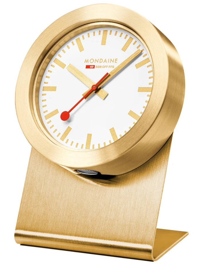 Mondaine Clock Magnet Golden Watch A660.30318.82SBG Image 1