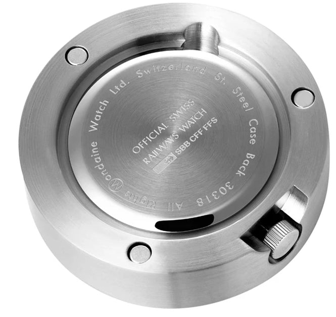 Mondaine Clock Magnet Silver Watch MDN-353 Image 3