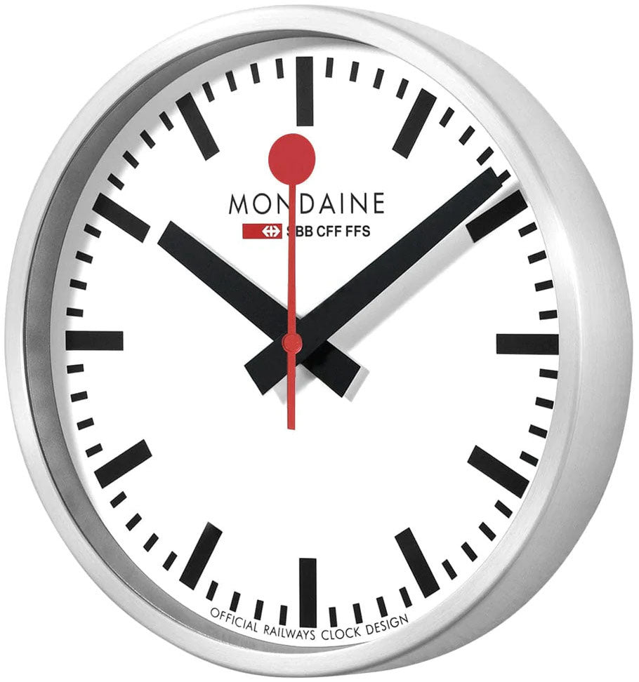 Mondaine Clock Stop2go White Watch MSM.25S11 Image 1