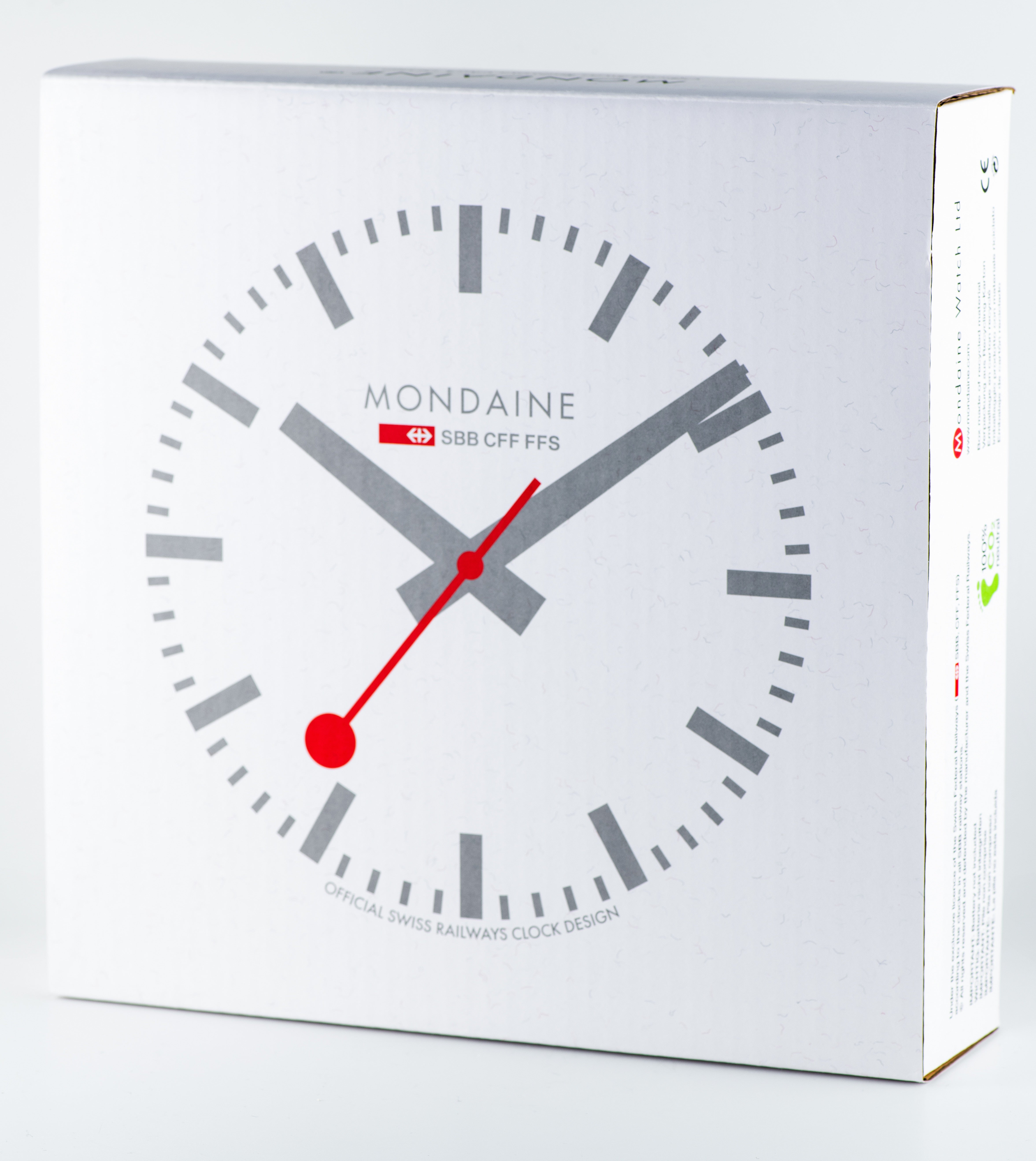 Mondaine Clock Wall Kitchen Gold Watch A990.CLOCK.18SBG Image 4