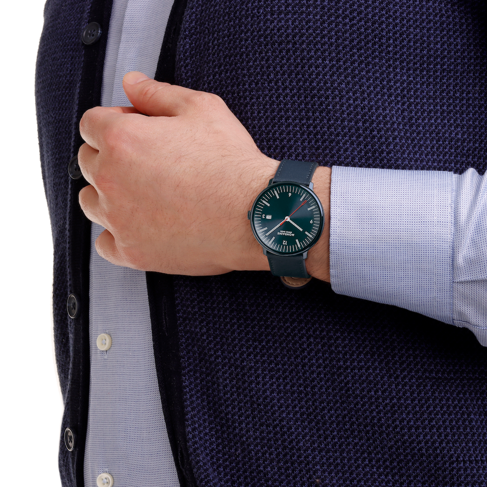 Mondaine Doppio 41mm Mens Watch MDN-505 Image 6