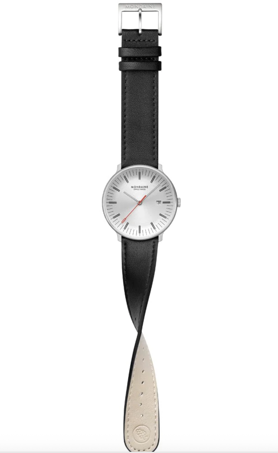 Mondaine Doppio 41mm Solar Watch MDN-512 Image 8