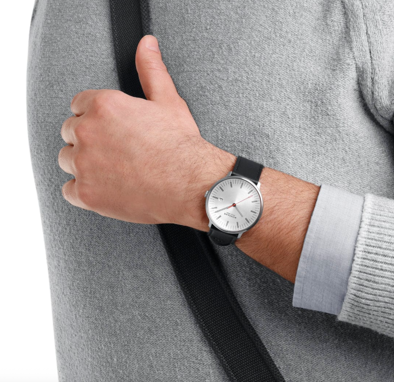Mondaine Doppio 41mm Solar Watch MDN-512 Image 9
