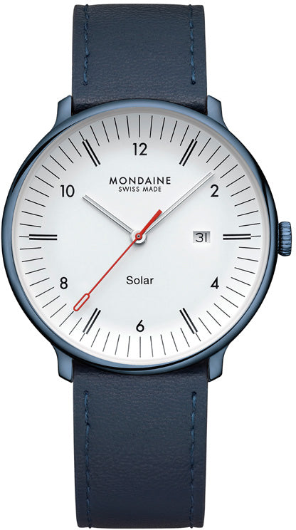 Mondaine Doppio 41mm Solar Watch MDN-514 Image 1