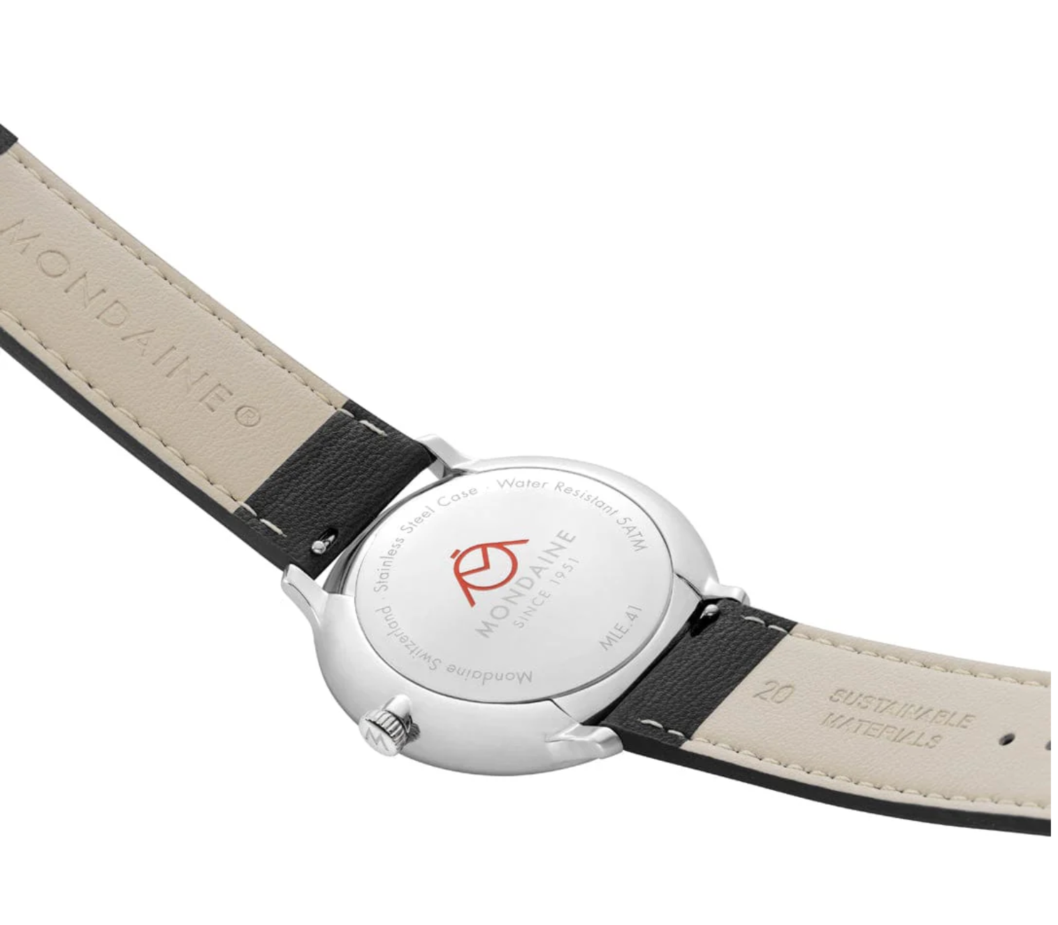 Mondaine Doppio 41mm Solar Watch MDN-515 Image 2