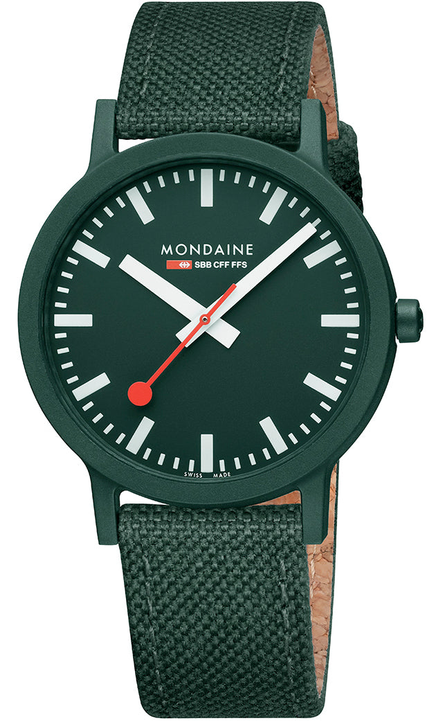 Mondaine Essence Park Green Textile MS1.41160.LF Image 1