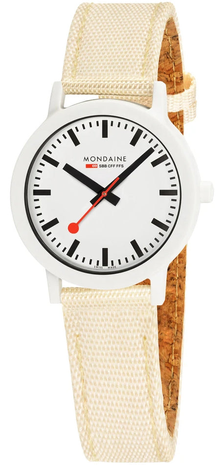 Mondaine Essence White Watch MDN-347 Image 2