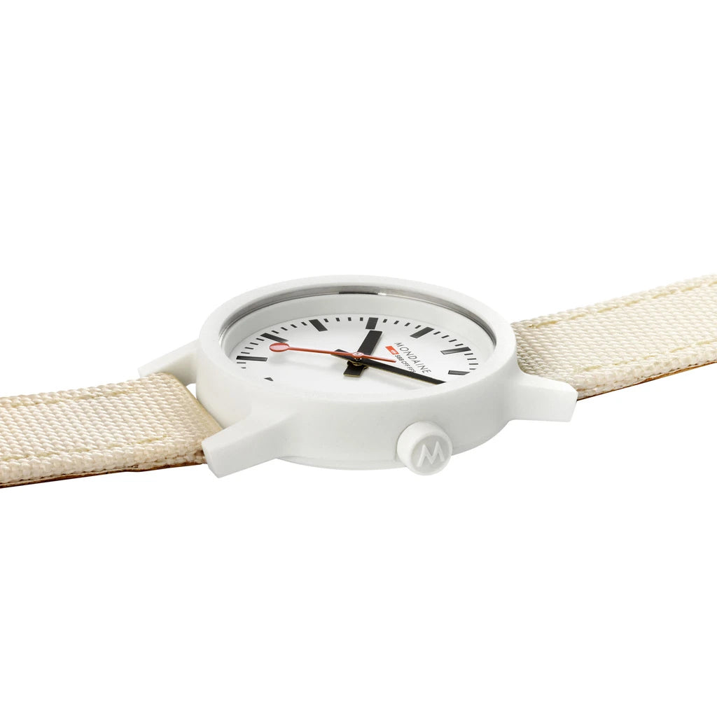 Mondaine Essence White Watch MDN-347 Image 4