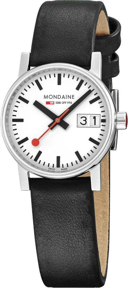 Mondaine Evo2 30mm Grape Leather Watch MDN-465 Image 1