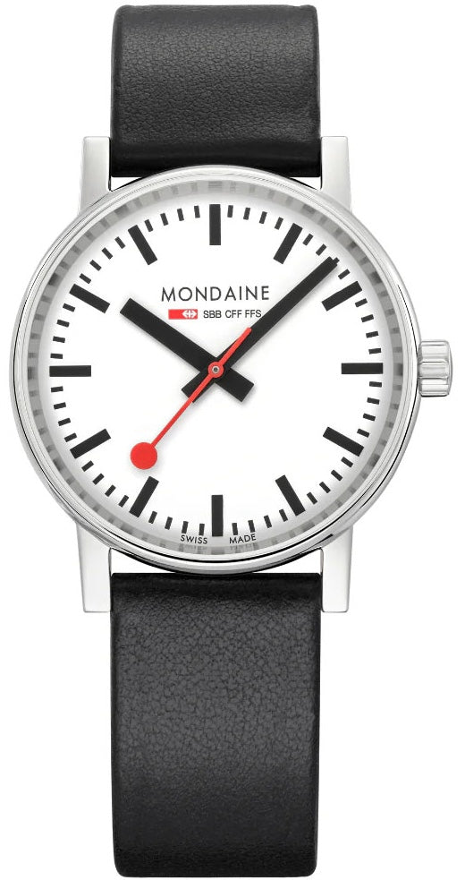 Mondaine Evo2 35 mm Grape Leather Watch MSE.35110.LBV Image 3
