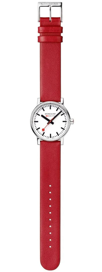Mondaine Evo2 35 mm Grape Leather Watch MSE.35110.LCV Image 5