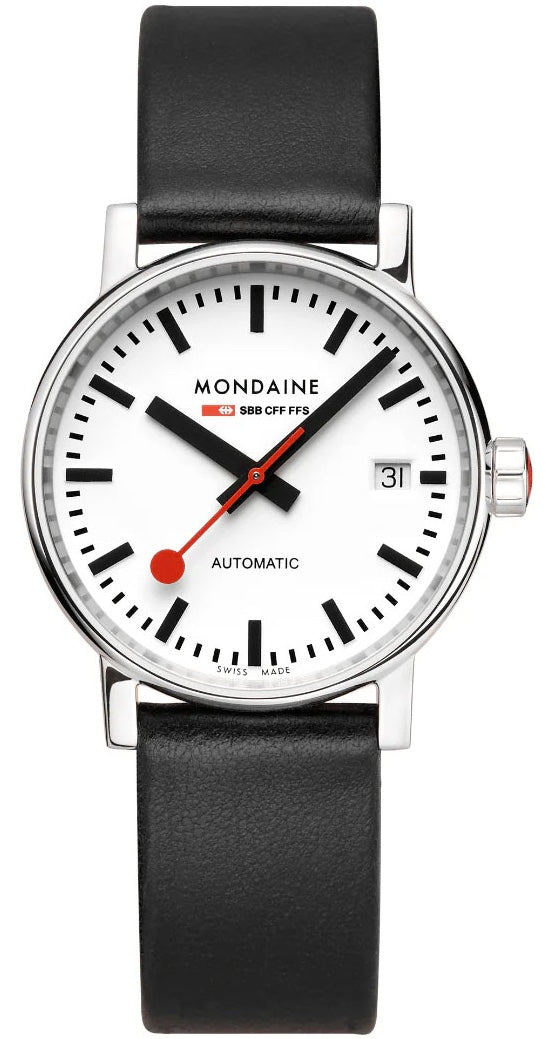Mondaine Evo2 35mm Grape Leather Watch MSE.35610.LBV Image 3