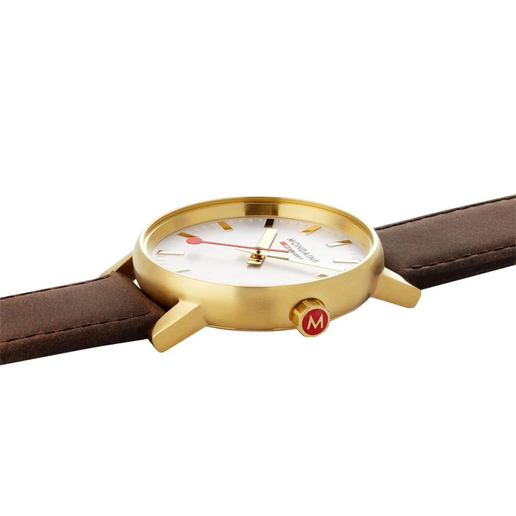 Mondaine Evo2 40 Gold IP Watch MSE.40112.LG Image 4