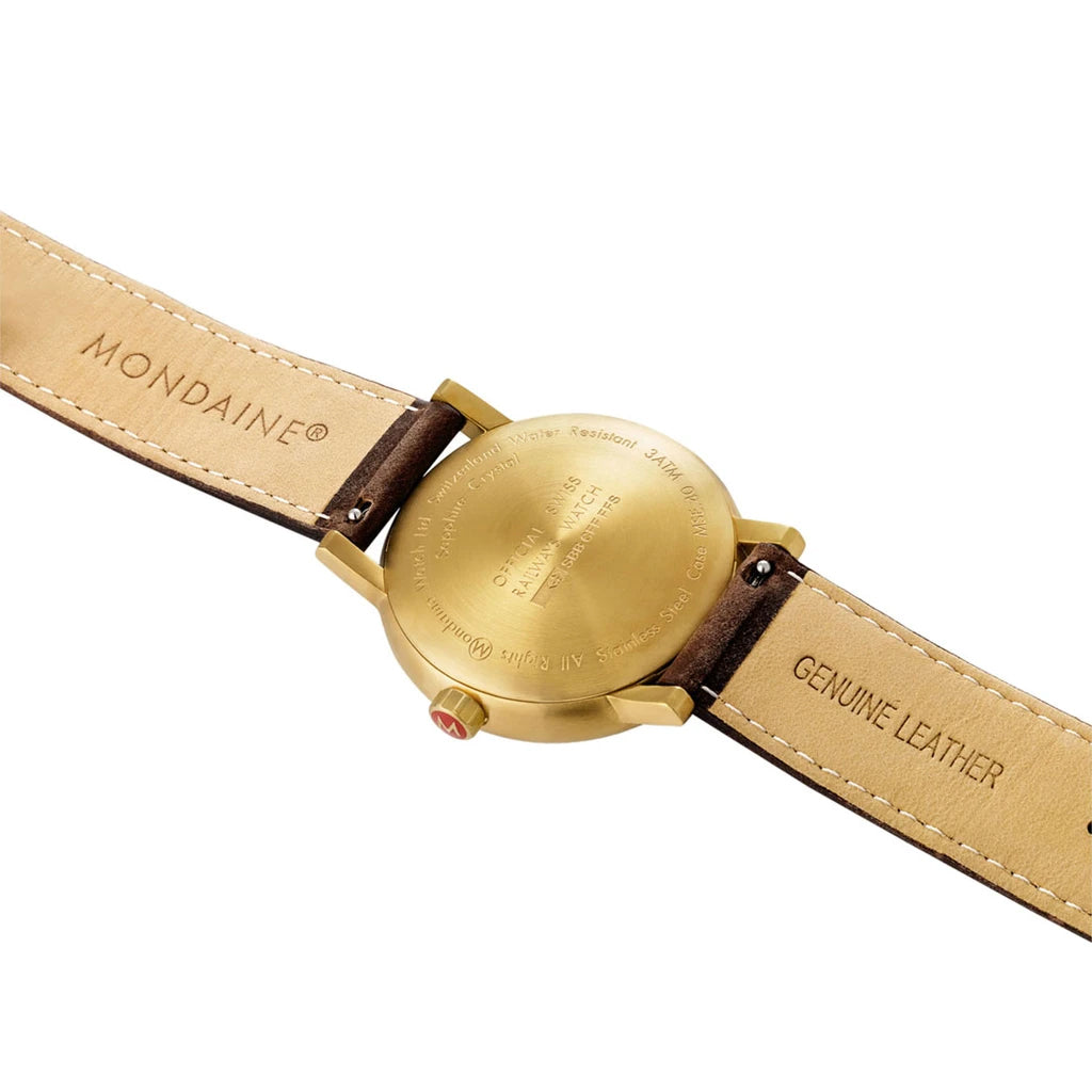 Mondaine Evo2 40 Gold IP Watch MSE.40112.LG Image 5