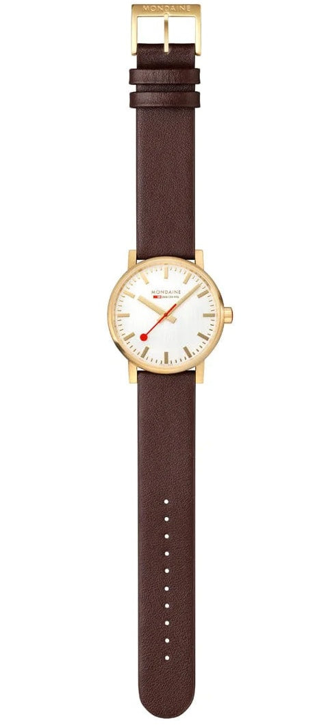 Mondaine Evo2 40mm Grape Leather Watch MDN-470 Image 6