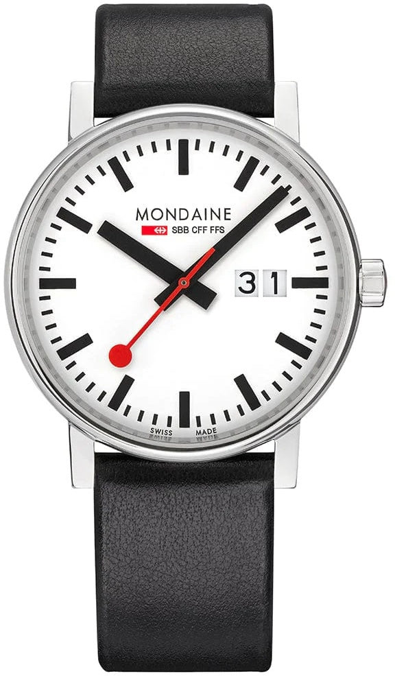 Mondaine Evo2 40mm Grape Leather Watch MSE.40210.LBV Image 3