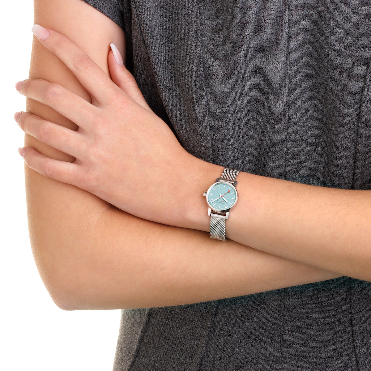 Mondaine Evo2 Dusk 26mm Blue Watch MDN-453 Image 8