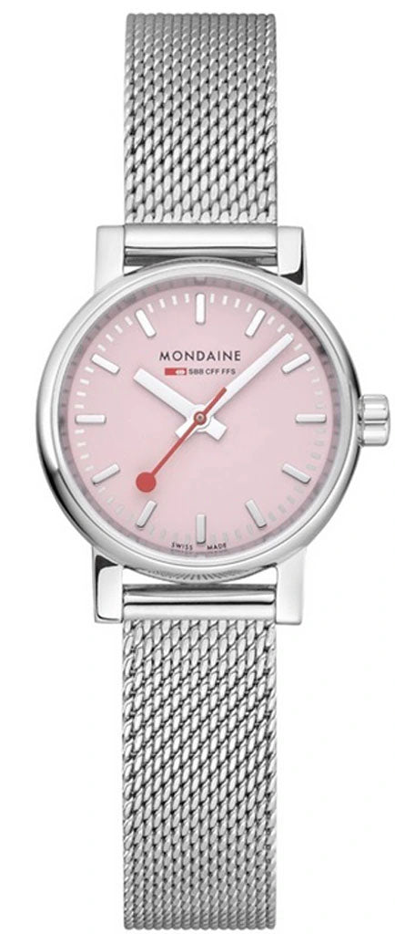 Mondaine Evo2 Sunrise 26mm Pink Watch MDN-454 Image 1