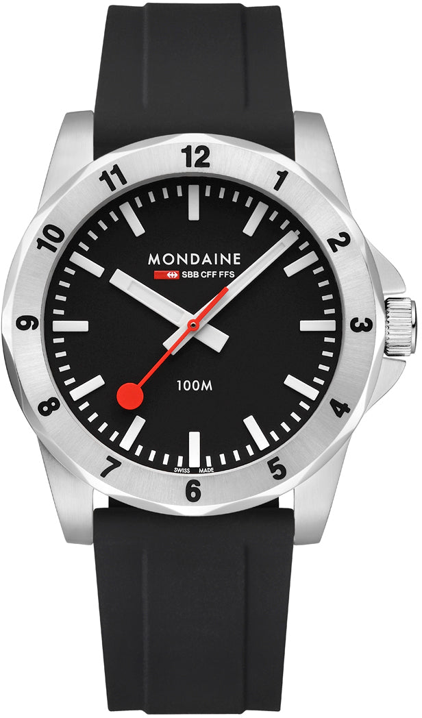 Mondaine Numeri Black Watch MDN-490 Image 2