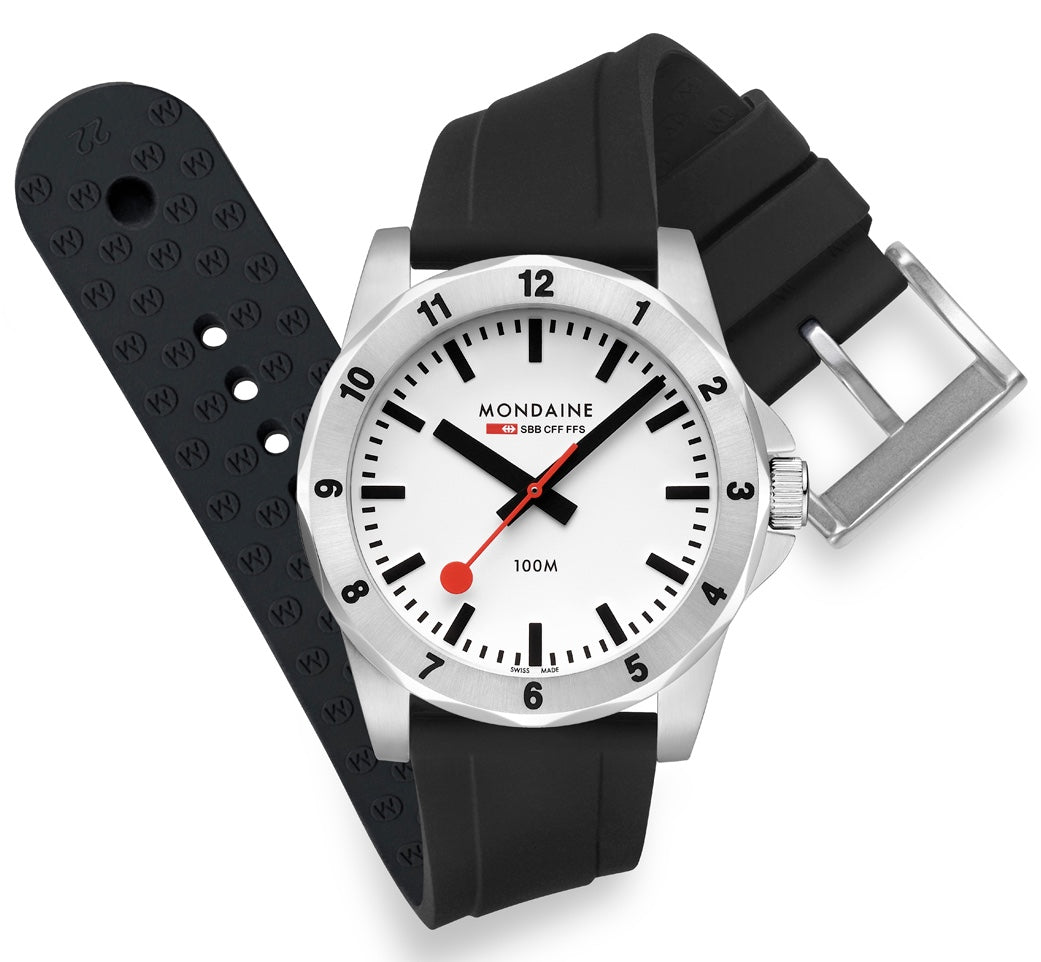 Mondaine Numeri White Watch MDN-489 Image 5